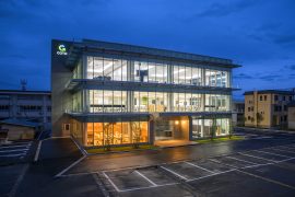 株式会社後藤組の新社屋が完成しました。